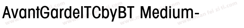 AvantGardelTCbyBT Medium字体转换
